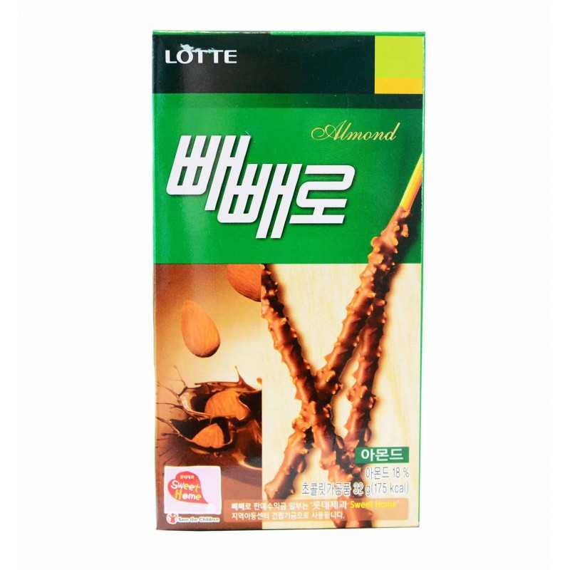 PEPERO Almond - Chocolat Amandes - Lotte 32G