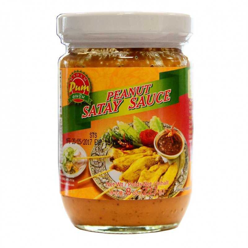 Sauce Satay et Arachide - Madam Pum - 227g
