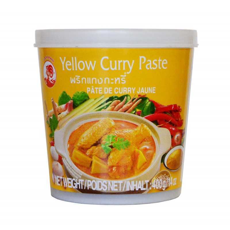 Pâte de curry jaune - Cock brand 400g
