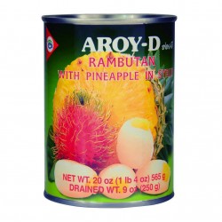 Rambutan et ananas au sirop - Aroy-D -565