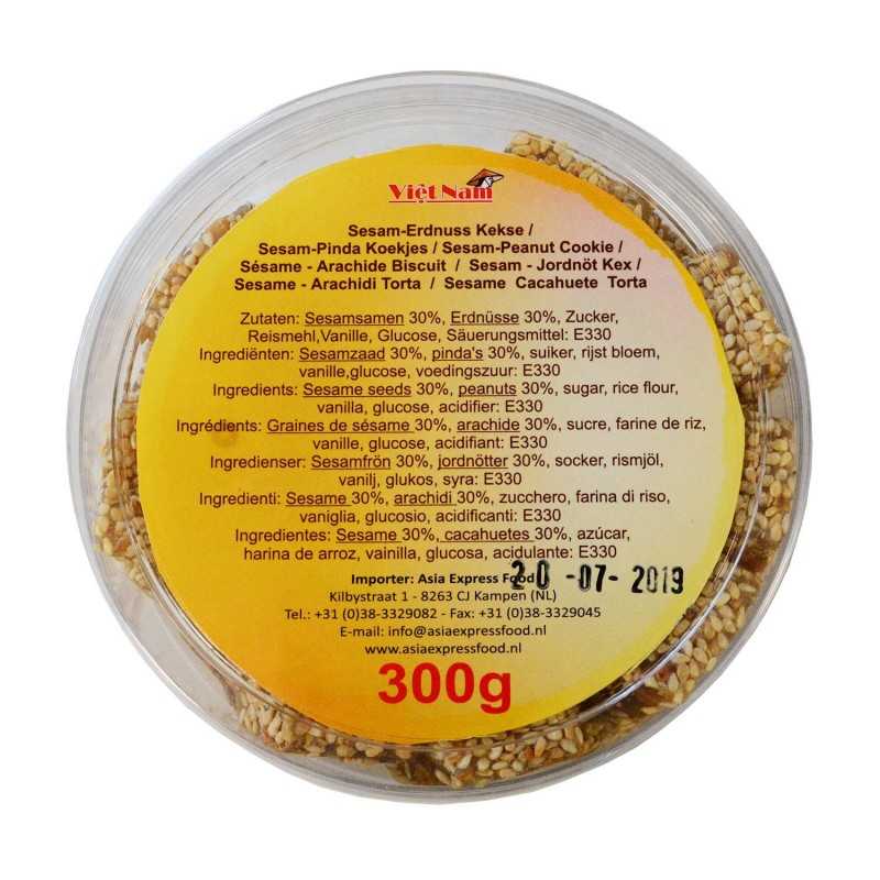 Biscuit au sésame et la cacahuète - Viet Nam 300g