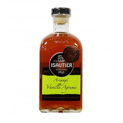 Rhum Arrangé saveur vanille agrumes  - Isautier 50cl