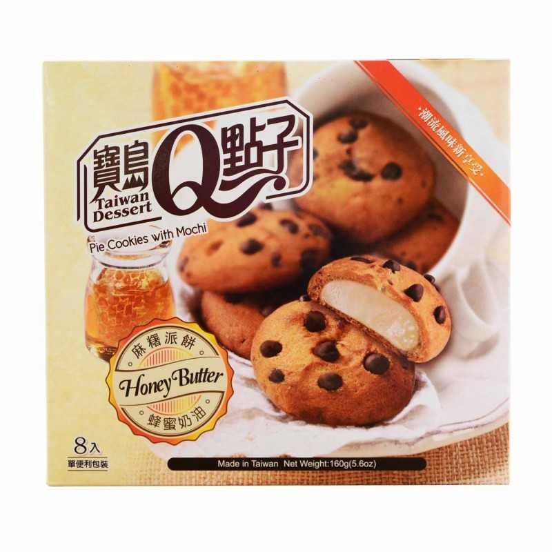Cookie Mochi miel et beurre - Taiwan Dessert 160g