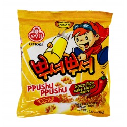 Phushu-Ppushu: ramen snack saveur Tteokbokki - Ottogi 90g