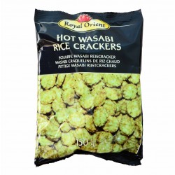 Hot Wasabi Crackers - Craquelins de Riz au Wasabi 150g