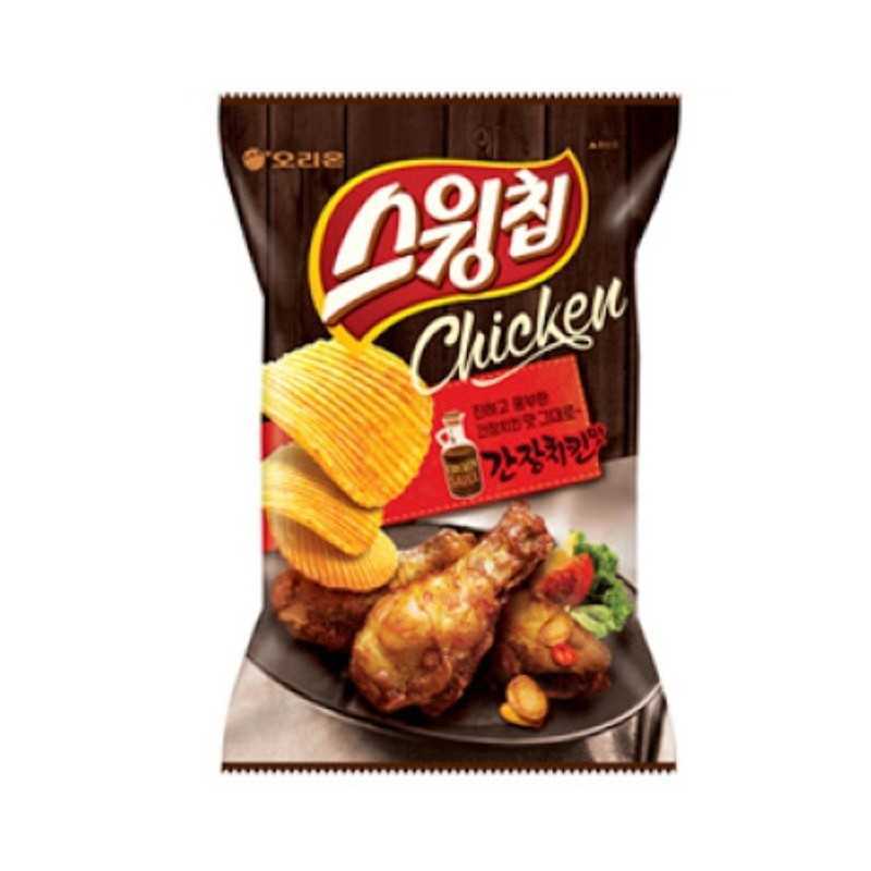Chips Croustillantes Saveur Sauce Soja pour poulet - Orion 60g