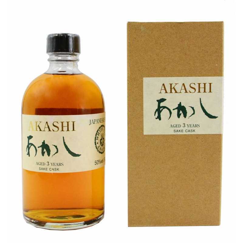 Whisky Saké Cask - Vieillis 3 ans - AKASHI - 50cl