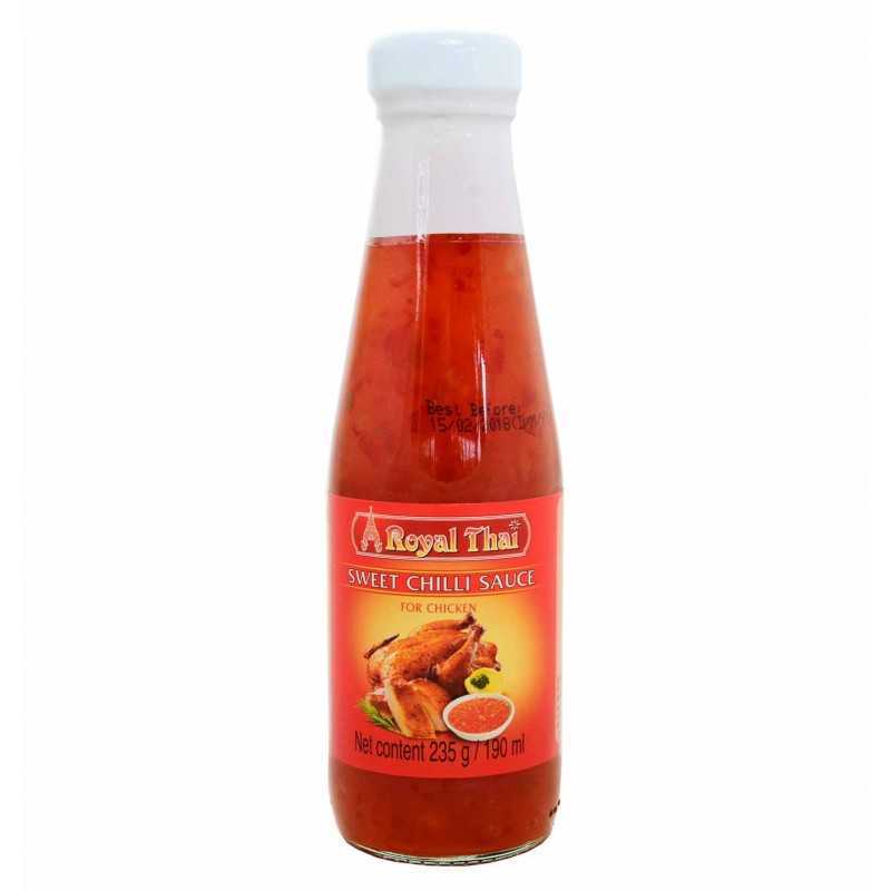 SWEET CHILI SAUCE - Pour poulet - ROYAL THAI - 190 mL