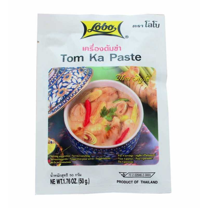 TOM KA PASTE : Pâte pour soupe Thailandaise Kom KA - 50g