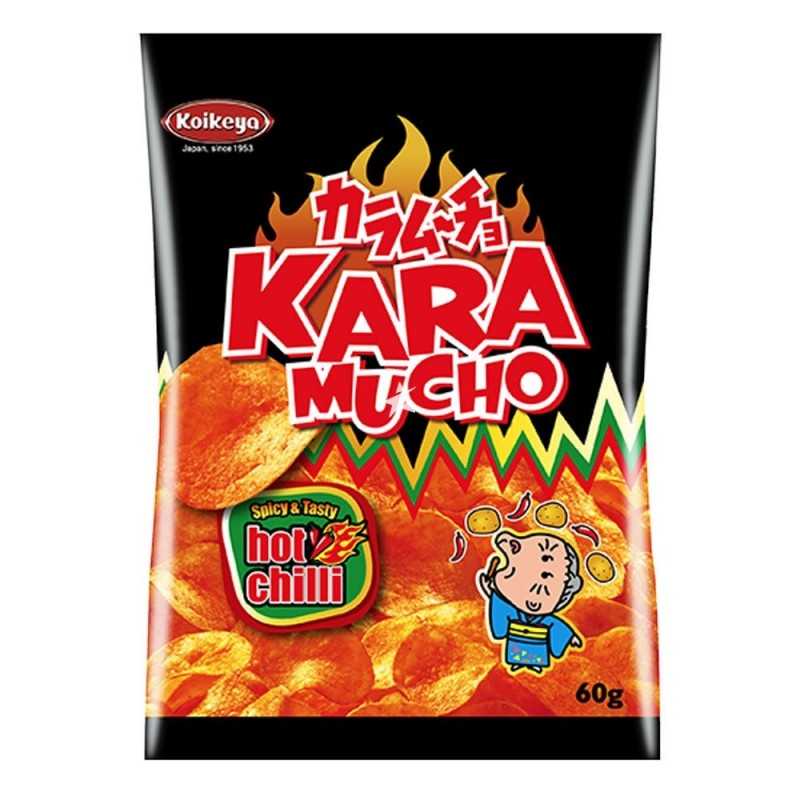 Kara Mucho - Chips piquant au chili - Koikeya 60 g