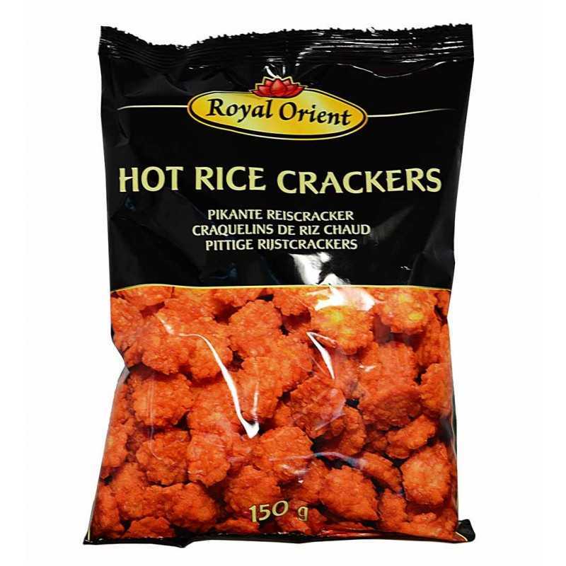 Hot rice crackers : Craqualins de riz piquants - 150g