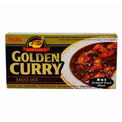 Golden Curry Hot - S&B - 240g (12 portions)