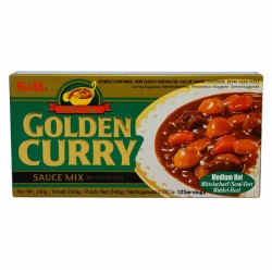 Golden Curry Hot - S&B - 240g (12 portions)