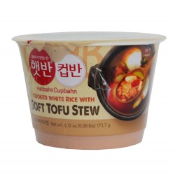 Riz et soupe de Tofu épicée Sundubu jjigae - 165g