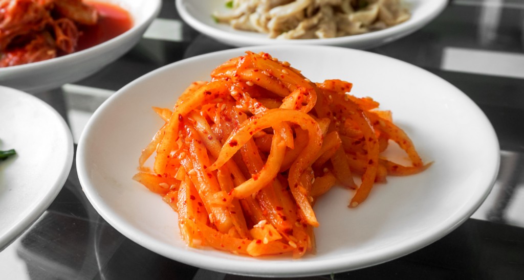 Musaengchae (무생채) : Salade de radis piquant