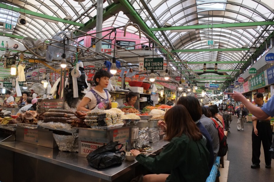Le marché traditionnel de Gwangjang