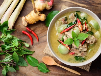 Poulet au Curry Vert Thaïlandais et ses variantes
